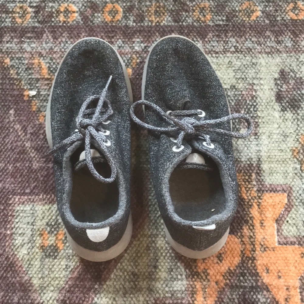 Grey wool runners